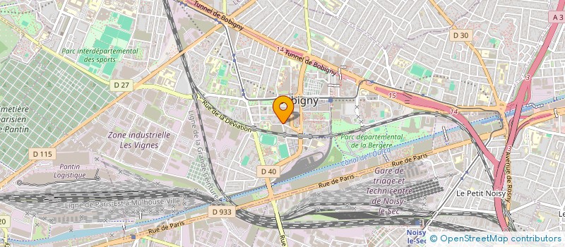 localisation de l'entreprise PERFXTRA  BOBIGNY