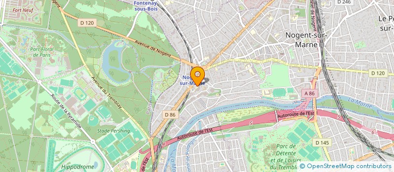 localisation de l'entreprise PERGAME à NOGENT-SUR-MARNE