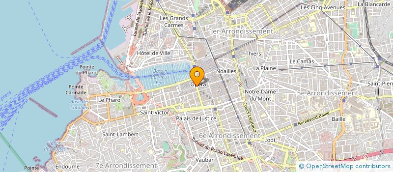 localisation de l'entreprise PERGAMIN à MARSEILLE