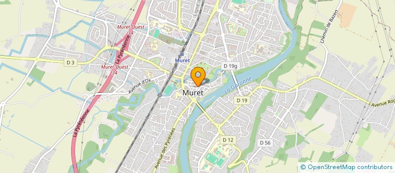 localisation de l'entreprise PERGAMON KEBAB  MURET