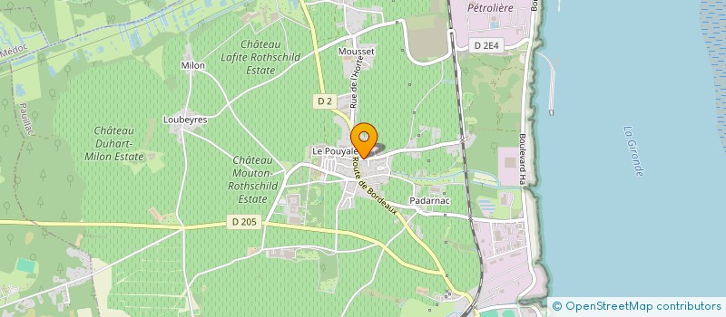 localisation de l'entreprise PERGANSON  PAUILLAC