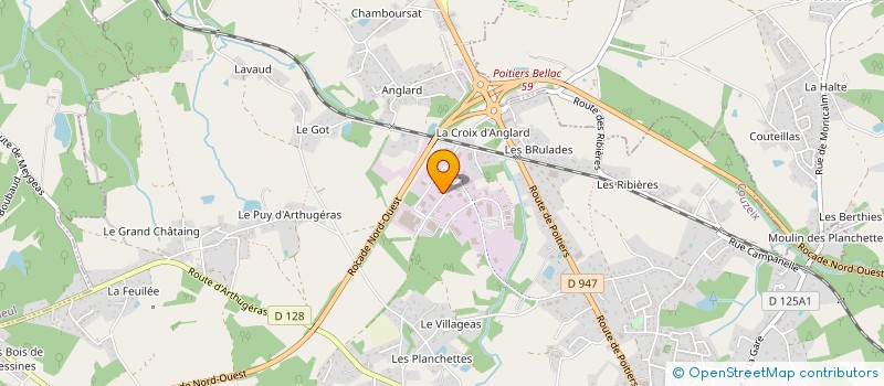 localisation de l'entreprise PERGO POSE à COUZEIX