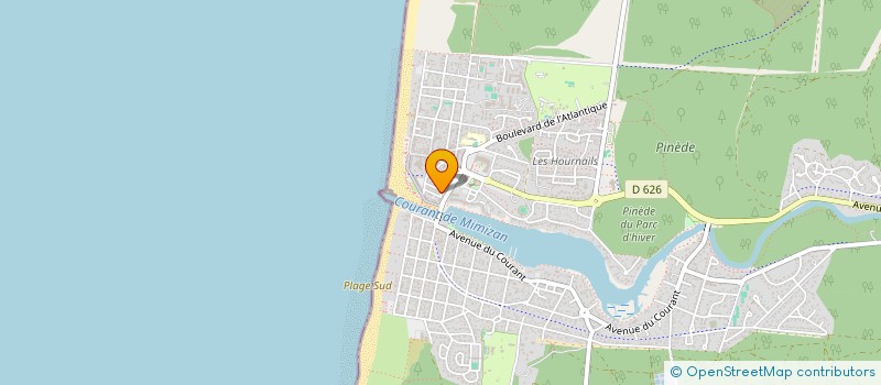 localisation de l'entreprise PERGOLA  MIMIZAN