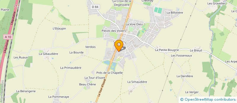 localisation de l'entreprise PERGOLA CONCEPT  SORIGNY