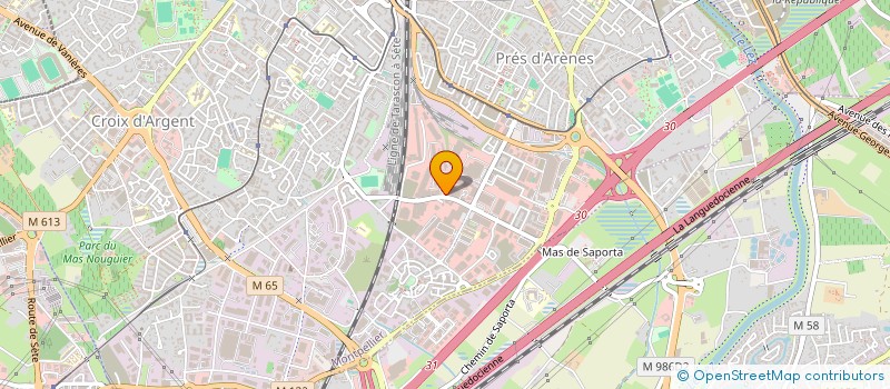 localisation de l'entreprise PERGOLA FRUITS à MONTPELLIER