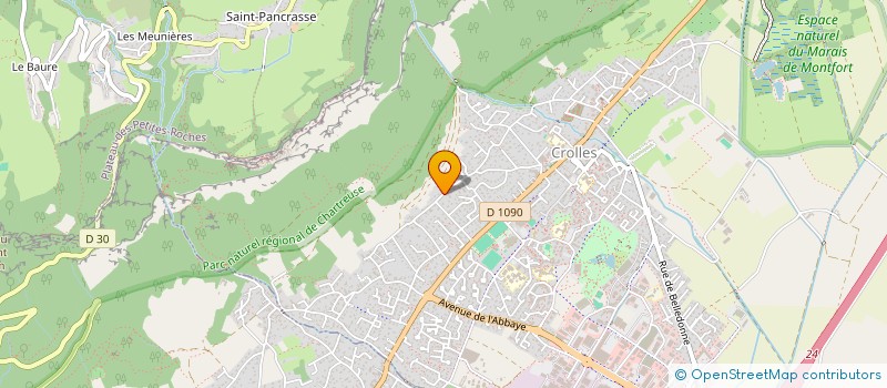 localisation de l'entreprise PERGOLA & TERRASSE  CROLLES