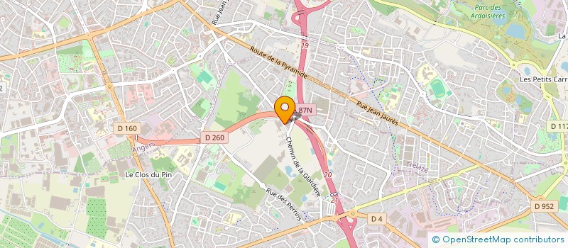 localisation de l'entreprise PERGOLAM FRANCE à LES PONTS-DE-CE