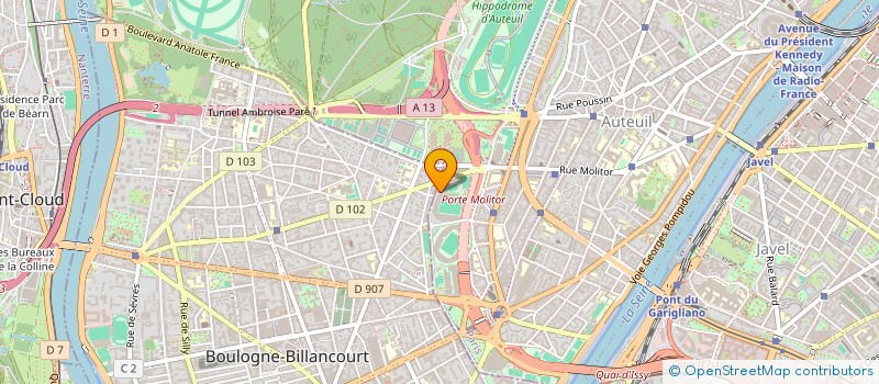 localisation de l'entreprise PERGOLESE COMPTABILITE ET GESTION-PCG  PARIS