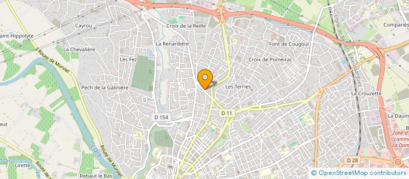 localisation de l'entreprise PERGUIS à BEZIERS