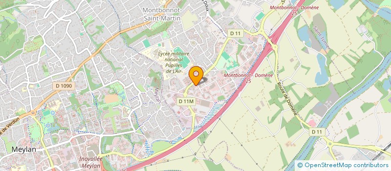 localisation de l'entreprise PERH-FORM à MONTBONNOT-SAINT-MARTIN