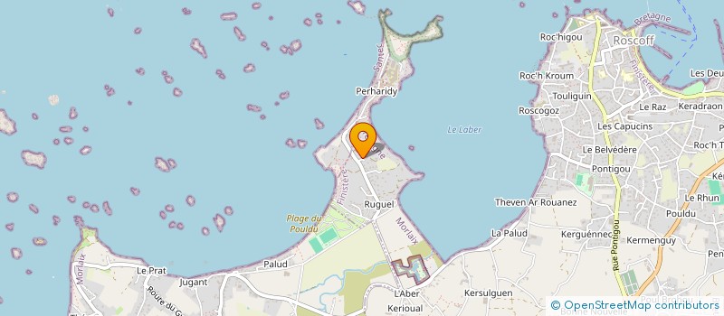 localisation de l'entreprise PERHA HOLDING N 2 à ROSCOFF