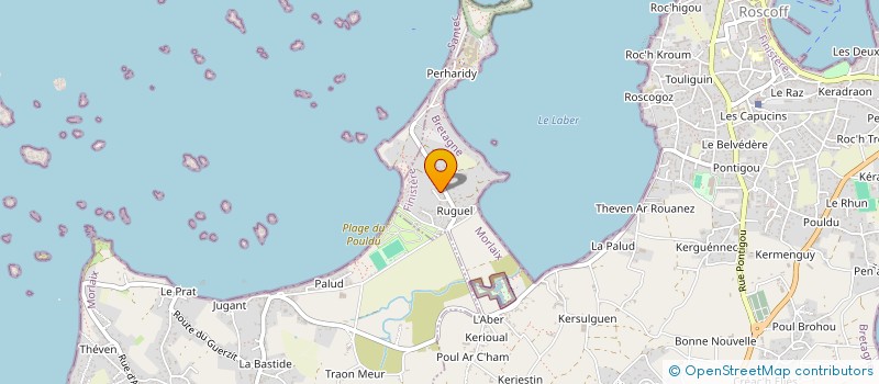 localisation de l'entreprise PERHA HOLDING N3 à ROSCOFF