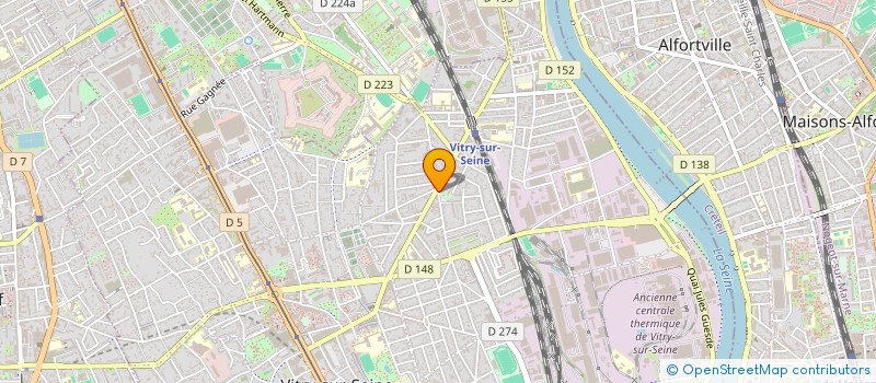 localisation de l'entreprise PERI 226  VITRY-SUR-SEINE