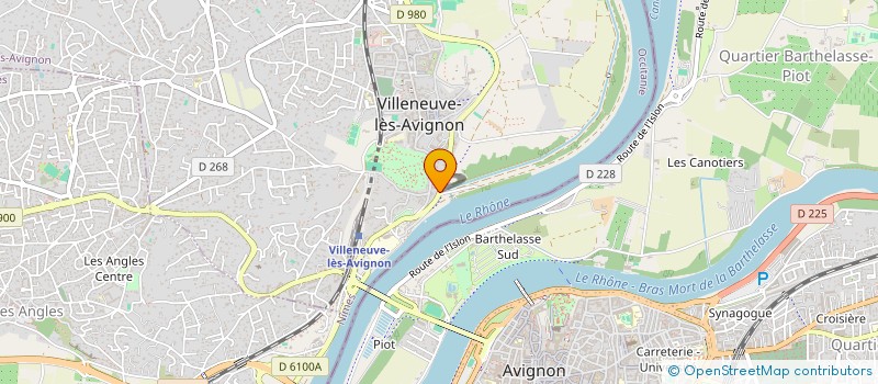 localisation de l'entreprise PERI 42  VILLENEUVE-LES-AVIGNON