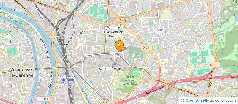 localisation de l'entreprise PERI ALIMENTATION à SAINT-DENIS