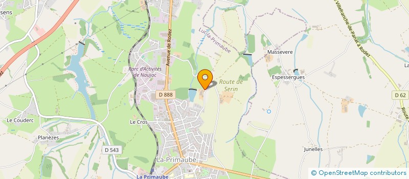 localisation de l'entreprise PERI-BONNEVIALE  LUC-LA-PRIMAUBE