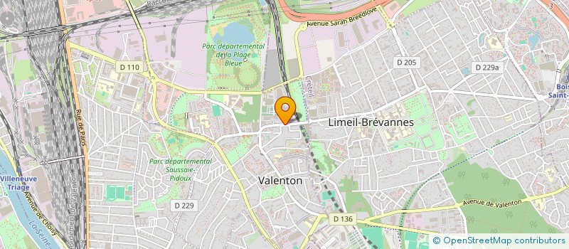 localisation de l'entreprise PERI-BOX à VALENTON