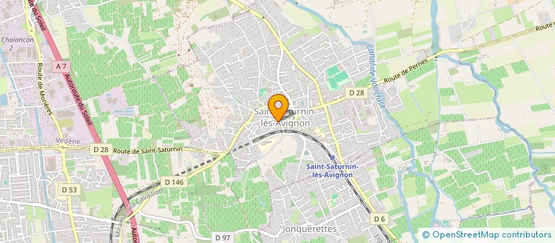 localisation de l'entreprise PERI BRUNO à SAINT-SATURNIN-LES-AVIGNON