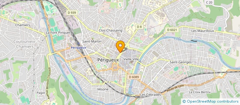 localisation de l'entreprise PERI'GO  PERIGUEUX