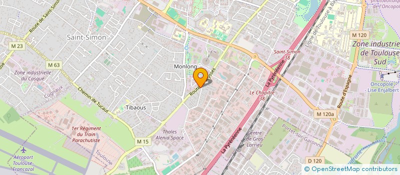 localisation de l'entreprise PERI-GOLF à TOULOUSE