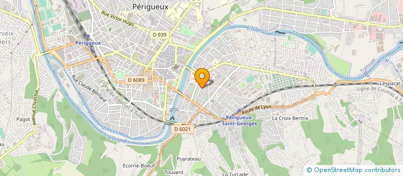 localisation de l'entreprise PERI'JOB à PERIGUEUX