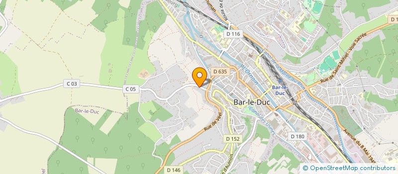 localisation de l'entreprise PERI NAUA à BAR LE DUC
