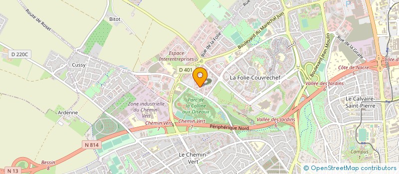 localisation de l'entreprise PERI REPRO à CAEN