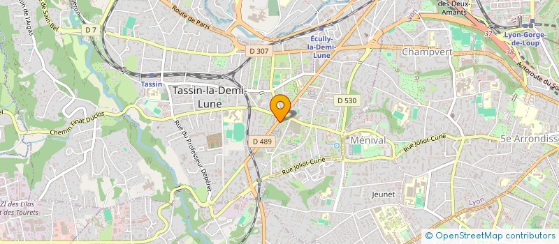 localisation de l'entreprise PERIAL EXPRESS à TASSIN-LA-DEMI-LUNE