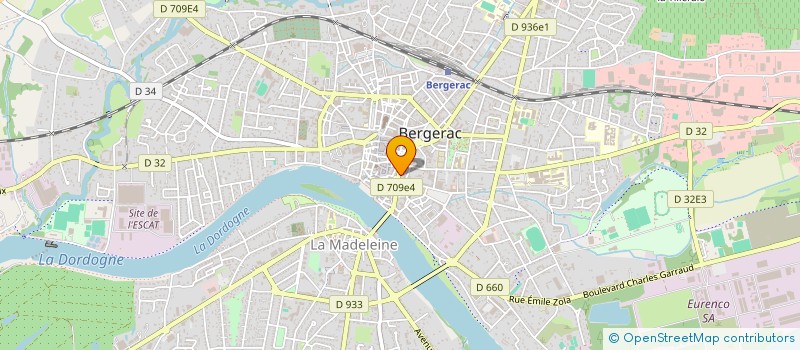 localisation de l'entreprise PERIBER IMMOBILIER à BERGERAC