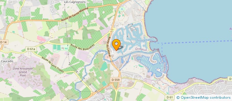 localisation de l'entreprise PERIC CONSTRUCTIONS à SAINT-TROPEZ