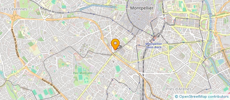 localisation de l'entreprise PERICH B à MONTPELLIER