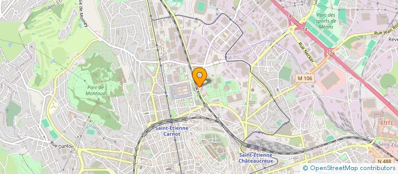 localisation de l'entreprise PERICLOS à SAINT-ETIENNE