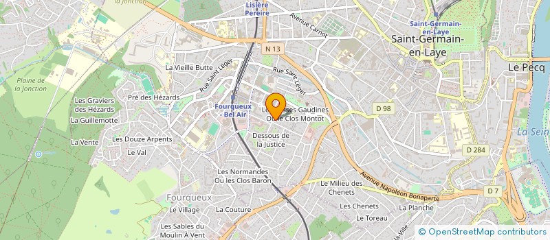 localisation de l'entreprise PERICOM  SAINT-GERMAIN-EN-LAYE