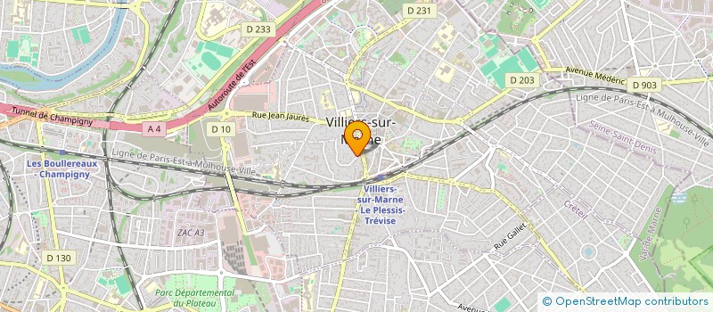 localisation de l'entreprise PERIDAAL à VILLIERS-SUR-MARNE