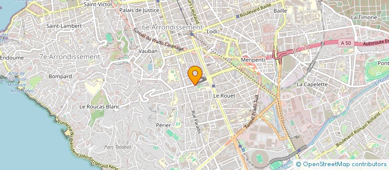 localisation de l'entreprise PERIDAUM à MARSEILLE