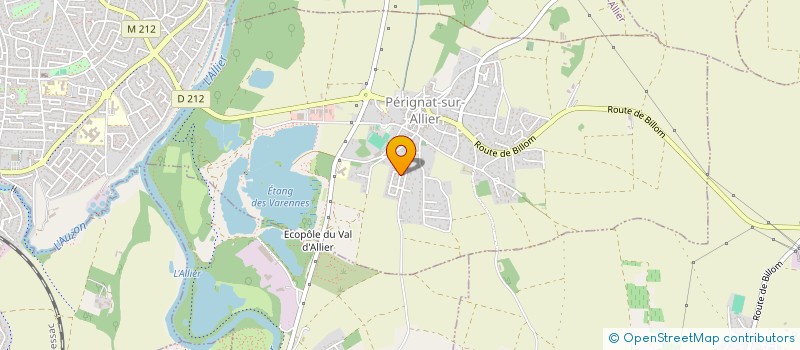 localisation de l'entreprise PERIDEV  PERIGNAT-SUR-ALLIER