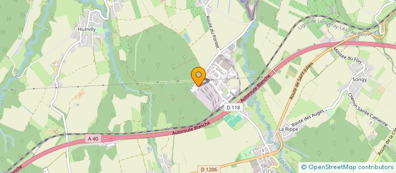 localisation de l'entreprise PERIE ET FILS SARL à VIRY