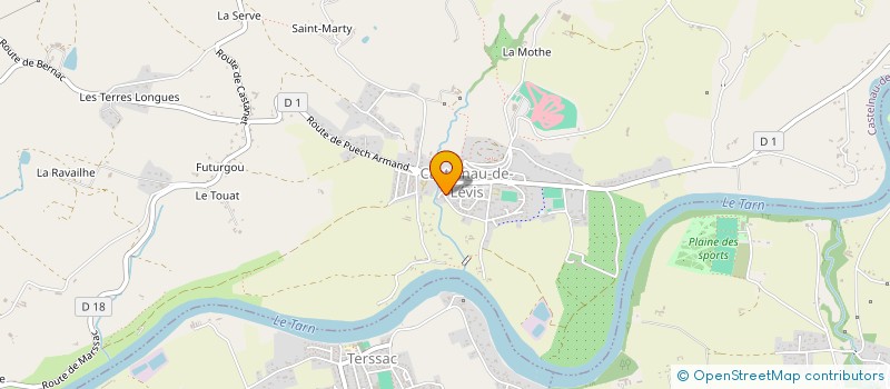 localisation de l'entreprise PERIE ET ROZES  CESTAYROLS