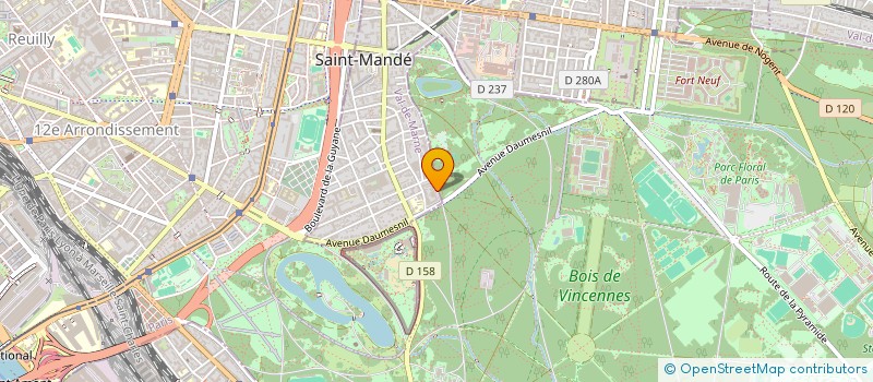 localisation de l'entreprise PERIE                         PIERR  SAINT-MANDE