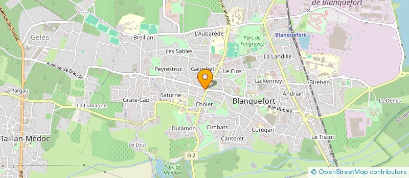 localisation de l'entreprise PERIER  BRUGES