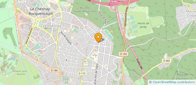 localisation de l'entreprise PERIER-GAZEAU HOLDING à VERSAILLES