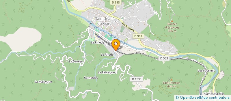 localisation de l'entreprise PERIER PERE ET FILS à SAINT-JEAN-DU-GARD