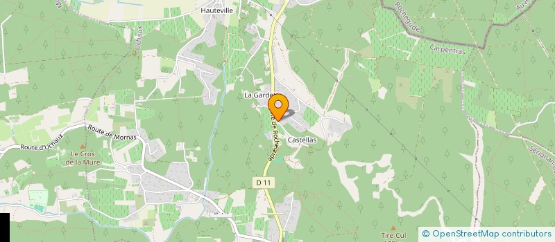 localisation de l'entreprise PERIER PROVENCE  UCHAUX