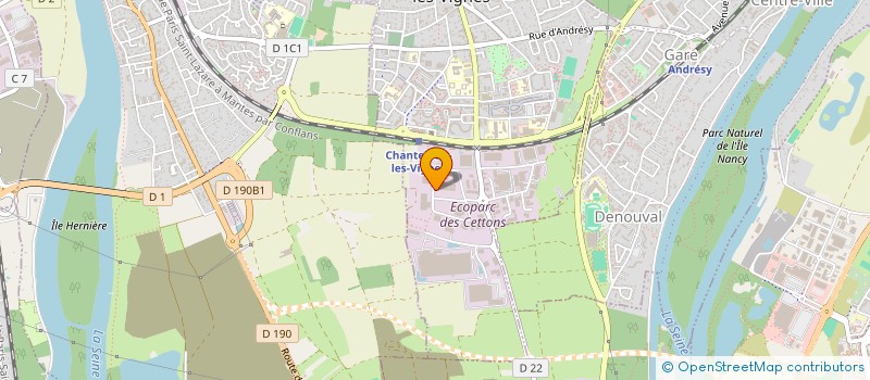 localisation de l'entreprise PERIF à CHANTELOUP-LES-VIGNES