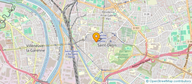 localisation de l'entreprise PERIFEERIES 2028 - CANDIDATURE CAPITALE EUROPENNE DE LA CULTURE à SAINT-DENIS