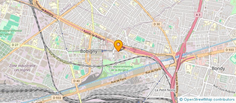 localisation de l'entreprise PERIFILMS à BOBIGNY