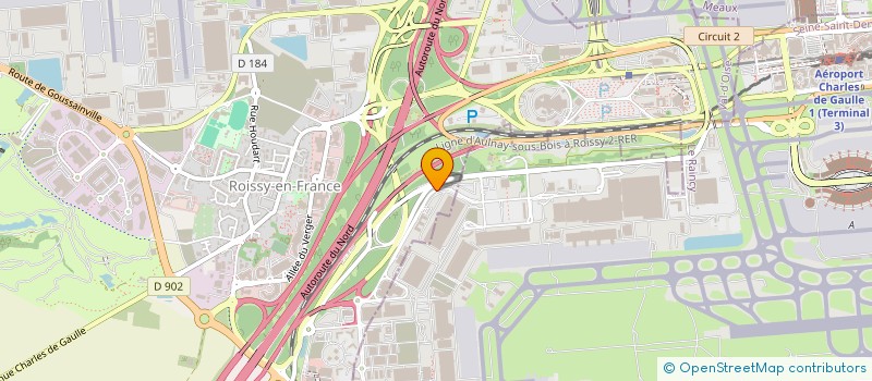 localisation de l'entreprise PERIFRET à ROISSY-EN-FRANCE