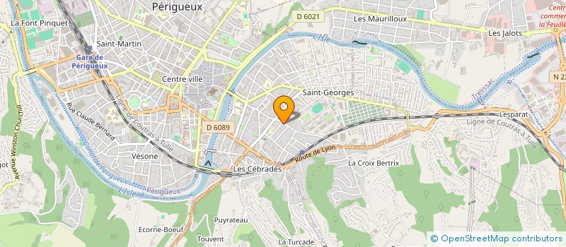 localisation de l'entreprise PERIG'ABITAT à PERIGUEUX