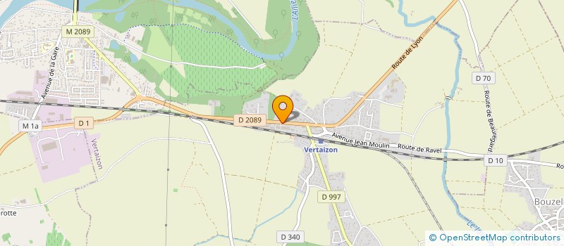 localisation de l'entreprise PERIGNAT LOCATION à VERTAIZON