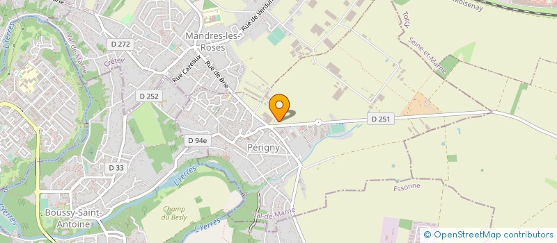 localisation de l'entreprise PERIGNY GARDEN à PERIGNY